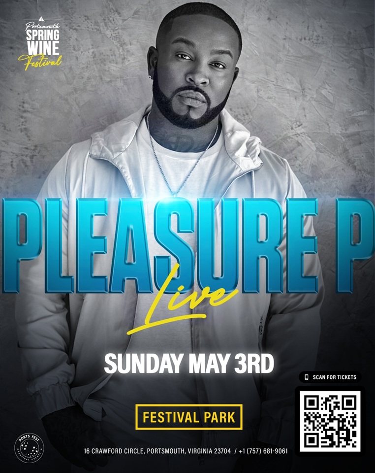 Pleasure P - Sunday May 3rd, 2026 Portsmouth VA